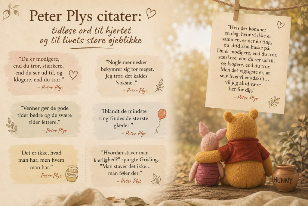 Peter Plys citater