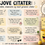 Sjove citater: de bedste, skæveste og mest grineren citater på dansk